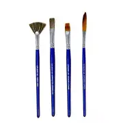 Studio 22 Watercolour Foliage Grass & Tree Effects Artist's Paint Brush Set of 4