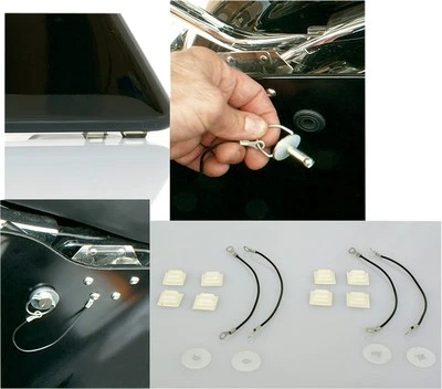 Rivco Bagger Budz Saddlebag Feet & Pin Retainer Kit