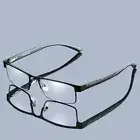 Mens Rectangular Business Metal Reading Glasses Readers 1.0 1.5 2.0 2.5 3.0 3.5