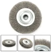 Stainless Steel Crimped Wheel Brush Bench Grinder Rust Tools Polishing