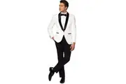 Opposuit Pearly White Tuxedo Premium Mens Costume