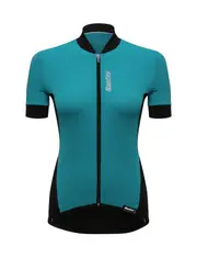 Santini Brio Short Sleeve Women's Jersey - Blue Size XL