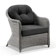 Plantation Outdoor Wicker Lounge Arm Chair