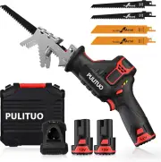 Reciprocating Saw Cordless, Power Reciprocating Saws Compact Design，Including 2P