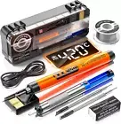 Cordless USB Digital Rechargeable Portable Soldering Iron, Carrying Temperature