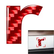 Window Door Wall Car Badge Emblem Lowercase Alphabet Letter r Decals Stickers