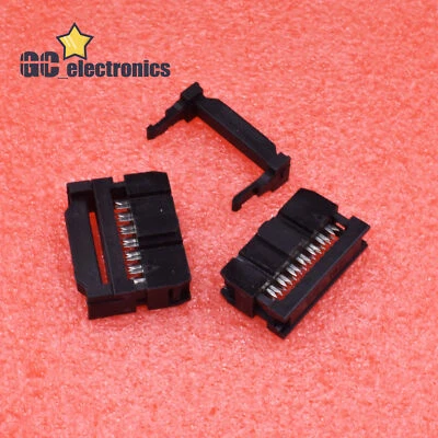 10PCS 14Pin IDC FC 2.54mm Pitch Female Header Socket connector pin FC-14 A3GS