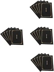 COHEALI 20 Pcs Gold Stamping Certificate Cover Stylish Diploma Holder Graduation Document Protector Compact Award Frame for Certificates and Achievements