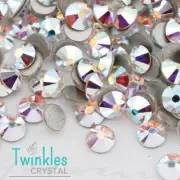 1.7-2.8mm (72pcs) 001ABF- Swarovski FlatBack Crystal AB Foil - 2058 (SS5 - SS10)