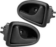 MKVAXR, for Renault, for CLIO 1998-2005 for Scenic 1999-2003 for TRAFIC 2001-2007 7700353282 Car Cover Trim Bowl Car Interior Door Handle(Black 1pair)