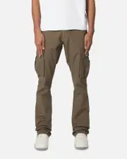 [MNML] Mnml Bootcut Cargo Pants Olive - Size 40 40 Olive
