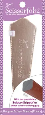 SCISSORFOBZ Designer Scissors Sheath Cover Single large Matt Gold Color