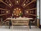 3D Building Ceiling Self-adhesive Removeable Wallpaper Wall Mural