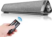 2022 New Wired & Wireless Bluetooth BT Computer Speakers PC Soundbar with Remote Control, Portable USB Home Theater Stereo Sound Bar