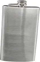 Mikinona Stainless Steel Hip Flask Portable Whiskey Bottle Cover for Travel Hiking and Adventure