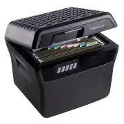 Waterproof and Fireproof Safe for Documents and Hanging Files Folders, Ex: 14.1