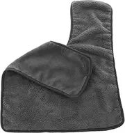 HOMOCONO Hair Turban Towel for Wet Hair Women's Beauty Salon Accessory Absorbent Soft Stylish Grey