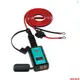 Crtw 摩托車 USB 充電器雙 USB 摩托車快速充電 3.0 附電壓表 1.4m OT 延長線適用於 DC12-2