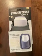 Sudski Portable Shower Caddy Drink Holders for Beer Can Silicone Grip Gray New