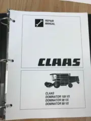 CLAAS DOMINATOR 108 VX 98 VX 88 VX SERVICE AND REPAIR MANUAL
