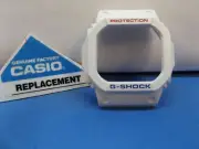 Casio Watch Parts GW-M5610 White Bezel. Red/Blue Printing Also fits GW-M5610TR-7