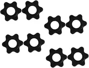 Mipcase Barbell Screw Clamps 8 Pack for Dumbbell Bars Weight Lifting Fitness Training Nut Collars Spinlock Collars