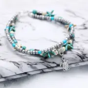 Bead Women's Anklet Fashion Jewelry Turquoise Starfish Turtle