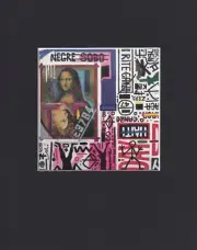 8X10" Matted Print Art Picture Jazz: Mona Lisa, by Roland Jean, 1985