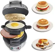 Multifunction Breakfast Sandwich Maker, Non-Stick Hamburger Waffle Maker with Cool Touch Handle and Anti-Skid Feet, for Every Home and Commercial Use