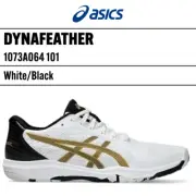 ASICS DYNAFEATHER 1073A064 101 White Black Table Tennis Shoes