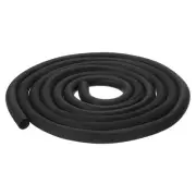 15mm x 3 Meters Foam Weather Stripping Door Seal for Instruments - Black