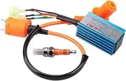 6 Pin CDI Ignition Coil Spark Plug Set For GY6 50cc 70cc 90cc 110cc 125cc 150cc 139QMB 152QMI 157QMJ