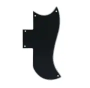 New Black SG Standard Pickguard 3 Ply for USA Gibson SG Standard Guitar