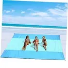 Beach Blanket Beach Mat 118"X 110" Beach Blanket Waterproof Sandproof 2-8