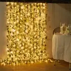 Artificial Maple Leaf LED String Light Garland Christmas Party Garden DecorLamp