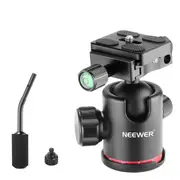 360o Panoramic Ball Head for Dslr Camera & Tripod Heavy Duty Handle Monopod & Slider Compatible