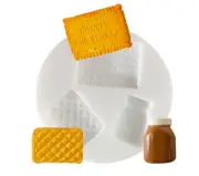 Silicone Mould Silicone (Mini) Biscuits Childhood Memoir