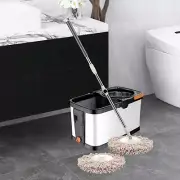 Mop and Bucket Set 360° Rotating Head Mop for Kitchen Floor Cleaning