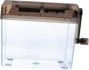 HONMEET Hand Operated Paper Shredder Compact Mini Shredder Manual Document Cutter for Office
