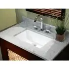 Bathroom Vanity Sink Undermount Ceramic Porcelain Rectangle European 20-3/4 New