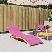 Pink Oxford Fabric Sun Lounger Cushion Soft Garden Seat Cushion for Lounger Sofa Bench Furniture Decoration