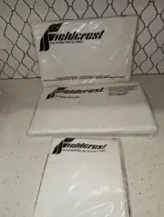 Vintage Fieldcrest White Percale Full Size Fitted & Flat Sheets + Pillowcase NOS