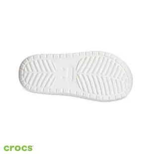 【Crocs】中性鞋 經典軟絨毛毛涼拖(207446-100)