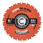 Crescent 8-1/4" x 24-Tooth NailSlicer Framing Circular Saw Blade - CSBFR-824