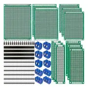 Double Sided PCB Board Kit 48 Pieces for Soldering and Circuit Prototyping
