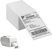 Shipping Label Paper, Direct Thermal Shipping Labels, Fold Barcodes for Postage 'Direct Thermal Address, 500 Labels Per Stack Thermal Printer Paper for