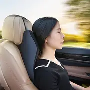Car Neck Pillow 3D Memory Foam Head Rest Adjustable Auto Headrest Pillow Travel Neck Cushion Support Holder Car Accessories