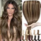 Russian Remy One Piece Clip in 100% Real Human Hair Extensions Half Full Head
