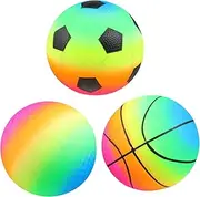 KONTONTY 3pcs Inflatable Toy Ball Playground Balls Flapping Inflatable Pool for Inflatable Pool Toys Inflatable Outdoor Ball Bounce Play Ball Beach Balls for PVC