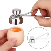 Egg Shell Opener Cracker Cutter Knocker Topper Stainless Steel Kitchen Tool New